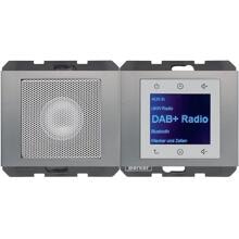 Berker 30807004 Radio Touch mit Lautsprecher, DAB+, Bluetooth, K.x, edelstahl matt, lackiert