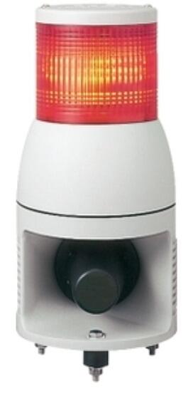 Schneider Electric Signalsäule 100mm 24 V Sirene, Dauer-/Blinklicht-LED, rot (XVC1B1HK)