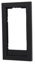 Gira 100209 Abdeckrahmen Gira E2, System 55, schwarz matt