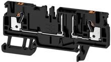 Weidmüller AFS 2.5 CF 2C BK Sicherungs-Reihenklemme, PUSH IN, 2.5 mm², 400 V, 10 A, schwarz (2466530000)