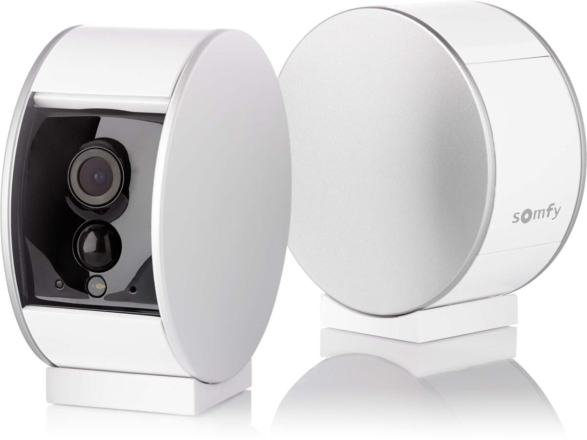 Somfy Security Indoor Kamera mit Motorblende, weiß (1870345)