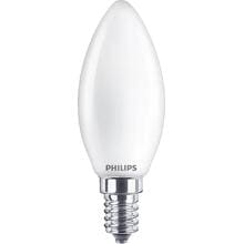 Philips LED Lampe in Kerzenform, E14, 4,3W, 470lm, 2700K, satiniert (929001345367)