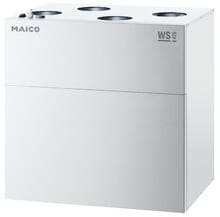 Maico WS 470 BR Zentrales Lüftungsgerät, 87W, 80m³/h-470m³/h, Konstant-Volumenstromregelung, Bypass und Kreuz-Gegenstrom-Wärmetauscher, Zu- und Abluft rechts, verkehrsweiß (0095.0269)