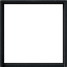 Gira Adapterrahmen mit quadratischem Ausschnitt für Geräte mit Abdeckung (50 x 50 mm), System 55, schwarz matt (0282005)