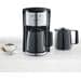 Severin KA 9253 Filterkaffeemaschine mit 2 Thermokannen, 1000W, 8 Tassen, 1l, automatische Abschaltung, Edelstahl gebürstet/schwarz