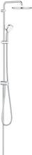 GROHE Tempesta Cosmopolitan System 250 Flex Duschsystem mit Umstellung für die Wandmontage, EcoJoy, chrom (26675000)