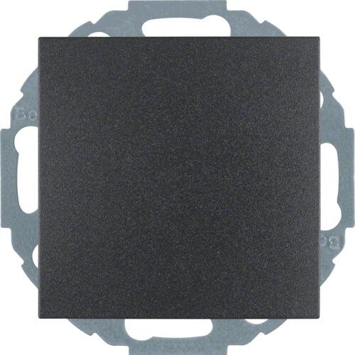 Berker 47441606 Steckdose SCHUKO mit Klappdeckel und erhöhtem Berührungsschutz, B.3/B.7, anthrazit matt