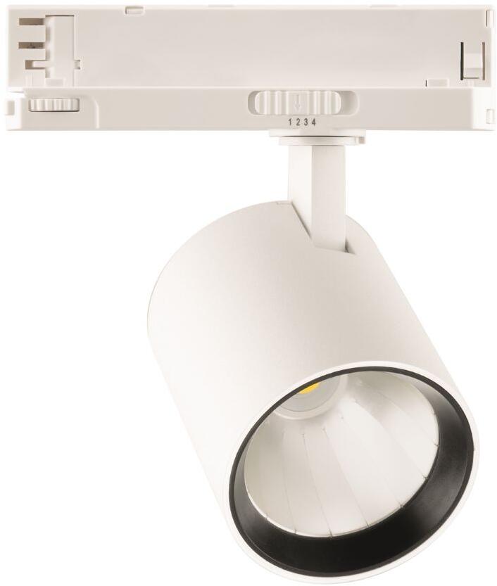 EVN TRACK TS LED Schienenstrahler, dreh-/schwenkbar, rund, 220-240V, IP20, 11,15,20,25W, 3000K, 1430-3250lm,weiß (TS250102)