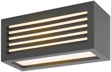 SLV BOX_L LED Outdoor Wand- und Deckenaufbauleuchte, IP44, 3000K, 19W, anthrazit (1002035)
