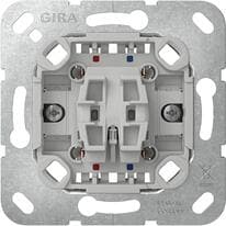 Gira 381200 Wippschalter-Einsatz ohne Befestigungskrallen, 2-polig, 10AX, 250V