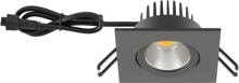EVN PC65 LED Deckeneinbauleuchte, 6W, 3000K, 620lm, quadratisch, schwenkbar, anthrazit (PC654061602)