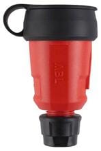 ABL Hightech Kupplung SCHUKO, Elamid, Manschette, IP44, Typ 1580, rot (100000081)