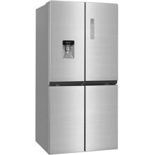 Exquisit MD500-160-WS-030F Multidoor Kühlschrank, 83cm breit, 492 L, No Frost, Wasserspender, inoxlook