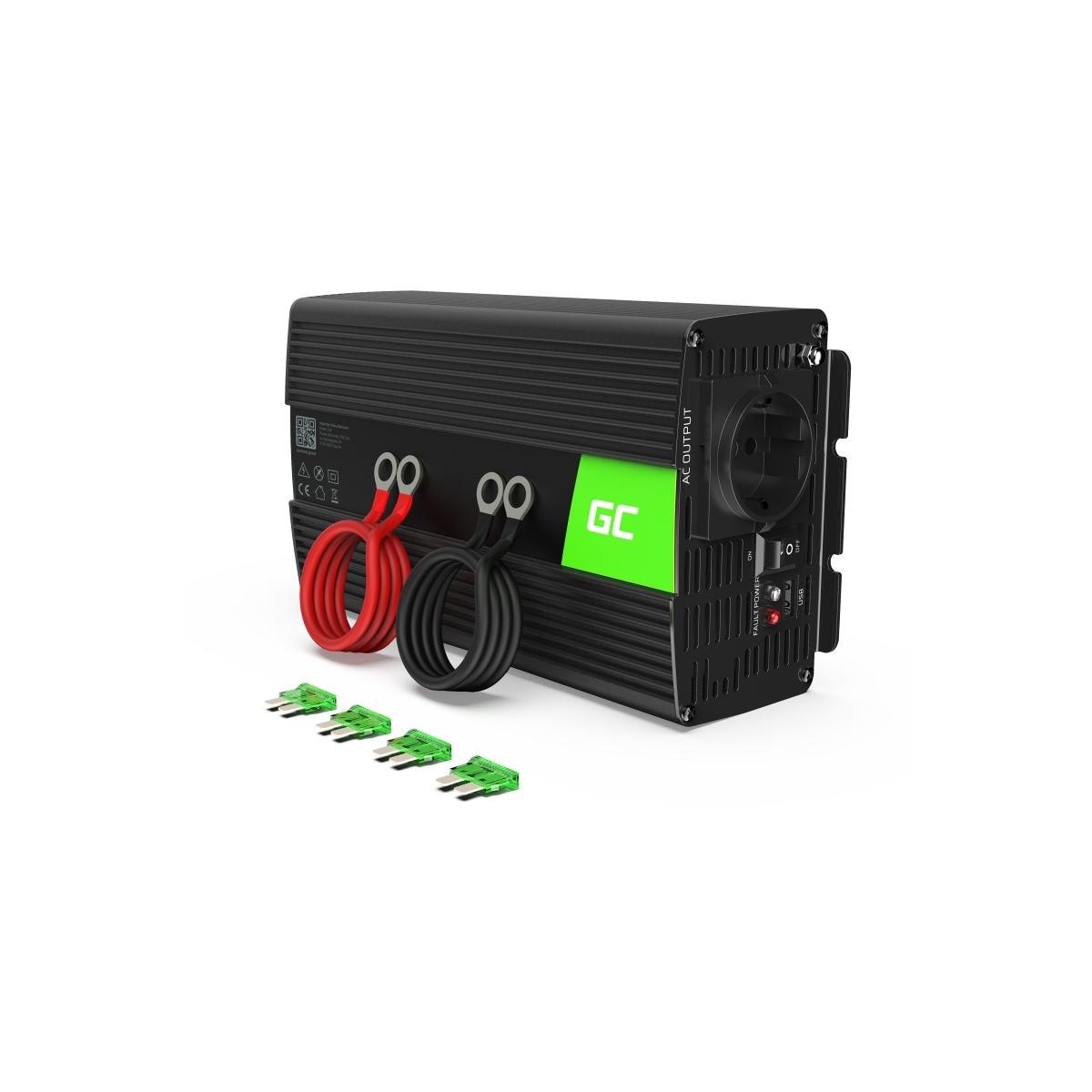 Green Cell® Wechselrichter Spannungswandler 12V auf 230V 1000W/2000W  (INV08) Elektroshop Wagner