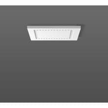 RZB Hemis Square LED-Deckenleuchte, 15W, 1700lm, 3000K, IP40, blendfrei, Linsenoptik, weiß (312188.002)