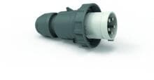 Bals Stecker QC TE Plus MULTI-GRIP Verschraubung, 63A, 5p, >50V, 1h, IP67, grau (21400)