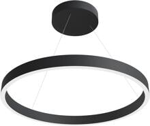EVN LED Pendelleuchte, rund, IP20, 220-240V/AC/DC 60W (30W Down und 30W Up), 3000K, 4000K, 2580lm, 2760lm, schwarz (RTS600925)
