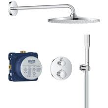 GROHE Precision Thermostat Duschsystem, Quickfix, Unterputz, mit Vitalio Rain Mono 310, chrom (34880000)
