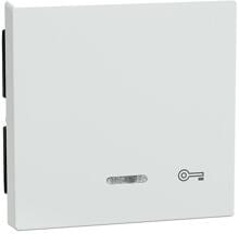 Merten 435325 Wippe mit Kontrollfenster und Aufdruck Schlüssel, System M, aktivweiß glänzend