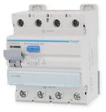 Hager CJG640D Fehlerstromschutzschalter 4 polig 10kA 40A 30mA Typ A G