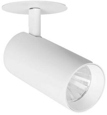 Brumberg TRAXX MIDI LED-Halbeinbau-Richtstrahler 230 V AC, 50Hz, 21W, 2586lm, 50°, 3.500K, CRI > 90, rund, dreh- und schwenkbar, DALI dimmbar, weiß st