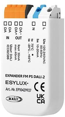 Esylux DALI-2-Erweiterung (Expander) für die Steuerung zusätzlicher DALI-2-Betriebsgeräte über eine einzige DALI-Adresse (EP10429927)