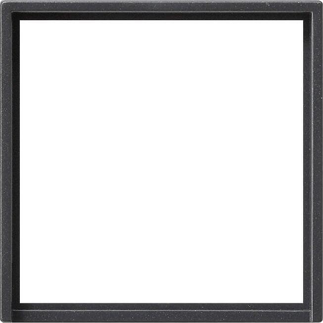 Gira 028228 Zwischenplatte mit quadratischem Ausschnitt für Geräte mit Abdeckung (50 x 50 mm)