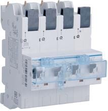 Hager HTS6xxC SLS-Schalter 4-Polig 3P+N, Cs-Charakteristik, für Sammelschiene QuickConnect