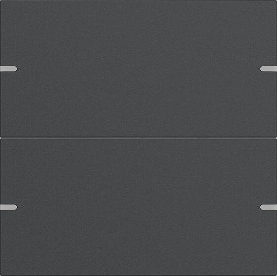 Gira 5022928 Wippenset 2fach für Tastsensor 4, KNX, anthrazit (lackiert)