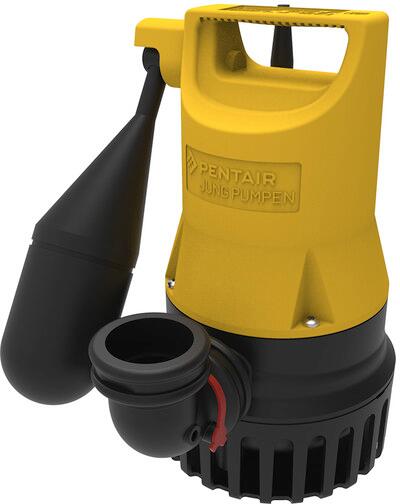 Jung Pumpen U3KS Tauchpumpe 230V, mit Schaltautomatik, 4m Leitung, weiß