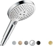hansgrohe Raindance Select S Duschkopf 120 3 Strahlarten wassersparend, Kunststoff, 8,5 l/min, 125 mm