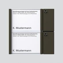 Siedle BTM 650-02 GM Bus-Tasten-Modul, graphitbraun-metallic (200035734-00)