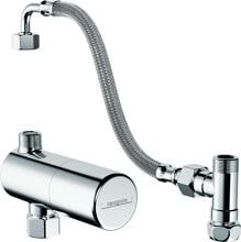 hansgrohe Ecostat Untertischthermostat Aufputz, Messing, mit Rückflussverhinderer, Chrom, (15346000)