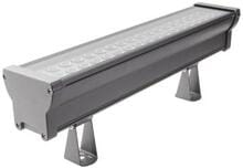 Brumberg LAVILO II MINI LED-Wallwasher, IP66, DALI dimmbar, schwenkbar, 42W, L=635mm, titan