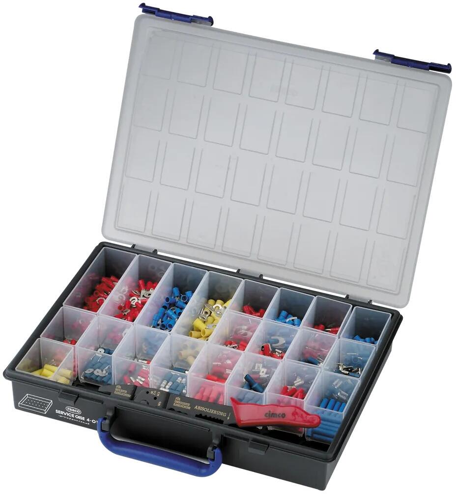 Cimco Sortimentkasten mit isolierten Kabelschuhen (181540)