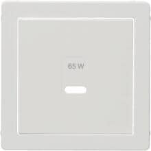 Berker 48606089 Zentralstück für USB Serie Q.x, polarweiß samt