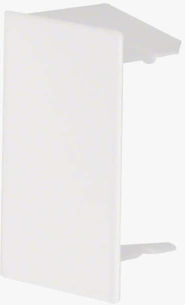 Hager LFS4006069016 Endstück aus Stahlblech zu Leitungsführungskanal LFS 40x60mm verkehrsweiß