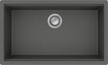 hansgrohe S53 S530-U700 Unterbauspüle 700 mit manueller Ablaufgarnitur, SilicaTec, steingrau (43459290)