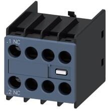 Siemens 3RH2911-1HA01 Hilfsschalter, frontseitig, 1 Ö, .1/.2, --/--, --/--, --/--, Strombahn: 1 Ö, --, --, --, Schraubanschluss
