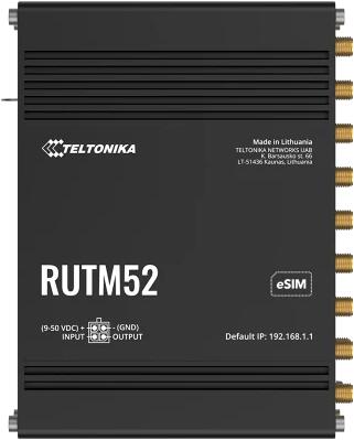 Teltonika RUTM52 Dualer 5G-Router, doales 5G-Modem, DUAL-SIM und eSIM , SA und NSA (RUTM52100000)