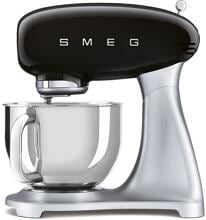 Smeg SMF04BLEU 50's Style Küchenmaschine, 800 W, 10 Geschwindigkeitsstufen, SmoothStart Funktion, schwarz
