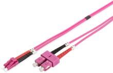 Assmann DK-2532-10-4 LWL Patchkabel OM4, LC-D/SC-D 50/125 Multimode, Länge 1000cm (DK-2532-10-4)