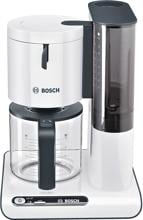 Bosch Styline TKA8011 Filterkaffeemaschine, 1160W, 10/15 Tassen, weiß