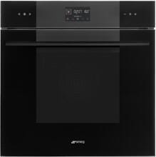 Smeg SOP6102TB3 Einbaubackofen, 60 cm breit, 68 L, PYRO, Pure Black-Glas, schwarz