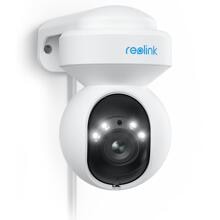 Reolink E Series E560 4K 8 MP WLAN PTZ Überwachungskamera, Personen- und  Fahrzeugerkennung, integriertem Scheinwerfer und Sirene, weiß