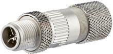 METZ CONNECT M12 Stecker, X-kodiert, IP67, Cat.6A, Ø 6-9,7 mm, feldkonfektionierbar, gerade ( MNF881A315-0001 )