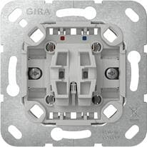 Gira 387000 Wipptaster-Einsatz mit N-Klemme, 1-polig, 10A, 250V