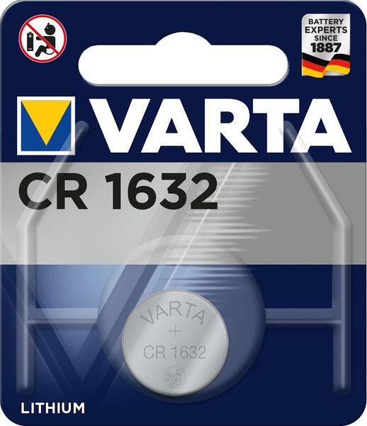 VARTA CR1632 Lithium Batterie 3V 135mAh