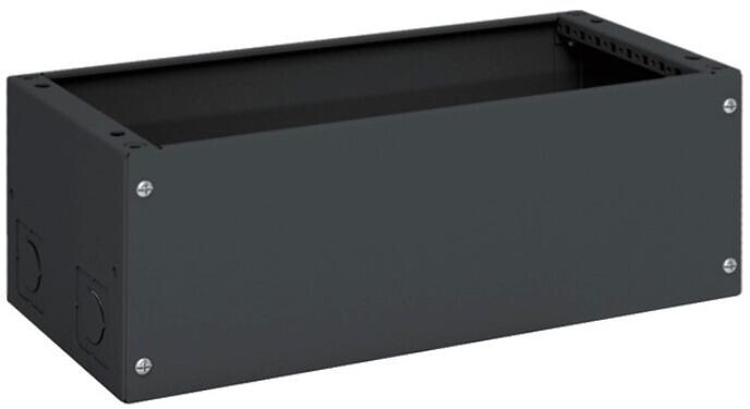 Hager FZ642A, Sockel für FR & FS Schrank, universal, 20x55x27,5cm, tiefschwarz