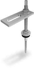 K2 Systems 2000120 Stockschraube M10x180, vormontiert, sechskant, edelstahl
